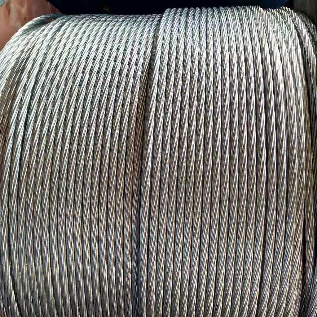 36 37mm China Hersteller hochfestes Kabel verzinktes Stahlseil Compact Rope 6*19+FC 6x19+FC